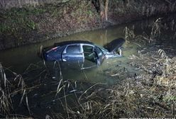 Milicz. Pijany kierowca skończył w rowie. Policji udało się go zatrzymać