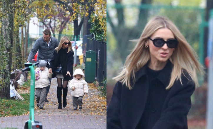 Katarzyna Tusk z mężem i córkami