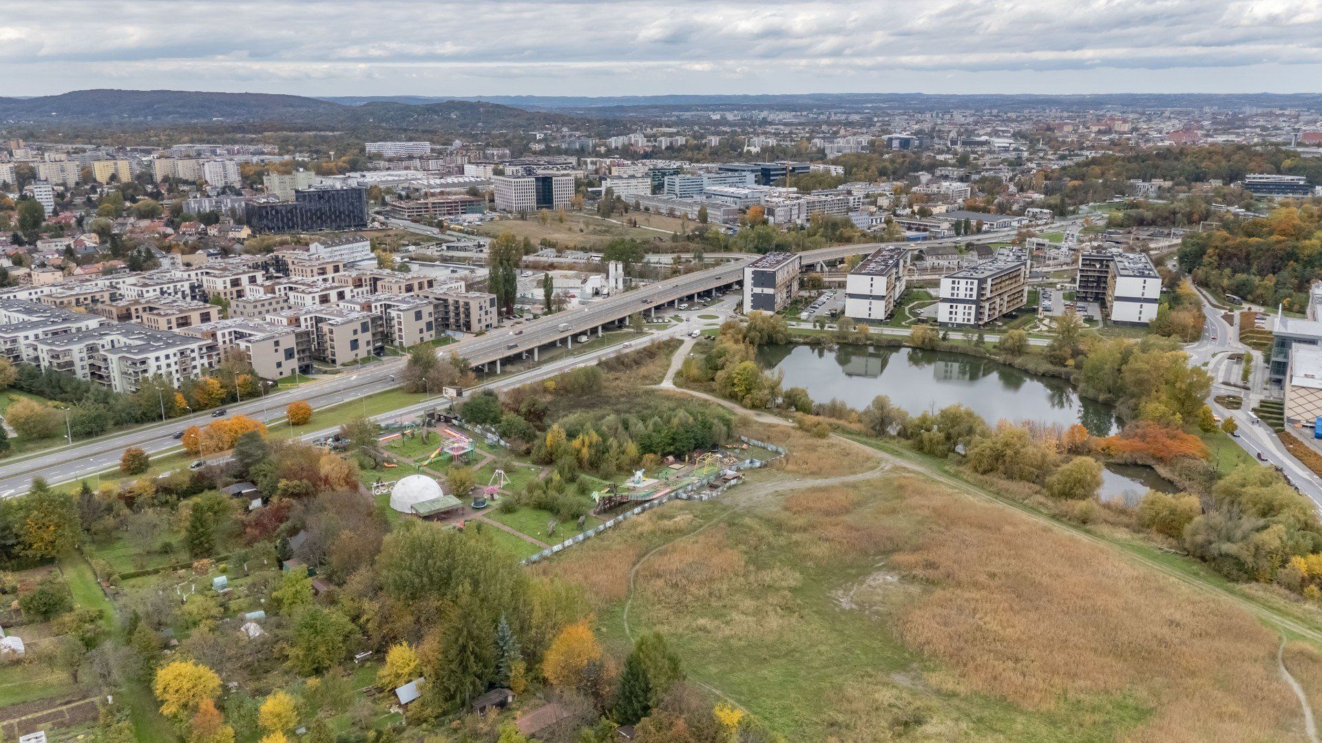 Wzgórze Madera i okolice galerii handlowej Bonarka