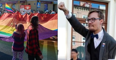 "Gwiazdor" Marszu Równości w Lublinie nękał dziewczynę i wygrażał: "Będę miał KREW NA RĘKACH WASZEJ TĘCZOWEJ HOŁOTY"