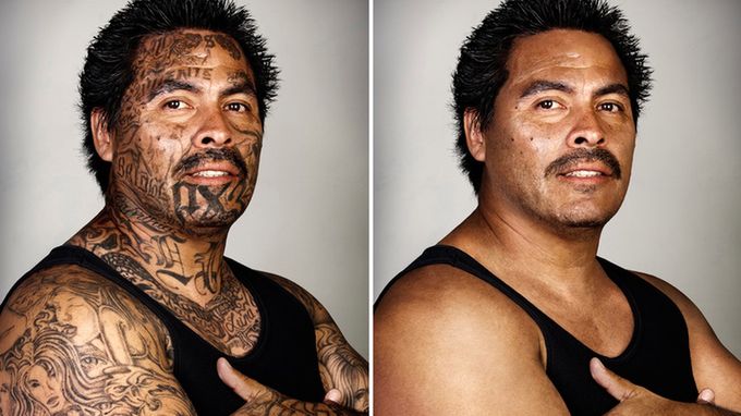 Steve Burton przywraca człowieczeństwo byłym członkom gangów, usuwając ich tatuaże 1