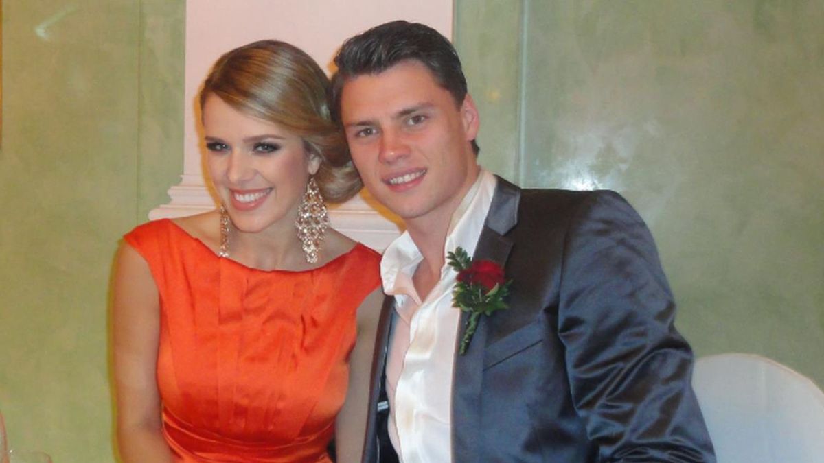 Na zdjęciu: Sebastian Boenisch wraz z żoną Tatjaną