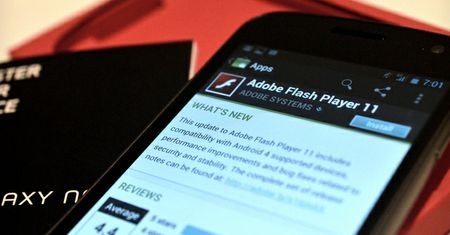 W Androidzie zabraknie obsługi Flasha!