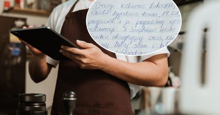 Dostał niski napiwek więc wściekł się. Tydzień później dostał list i było mu wstyd