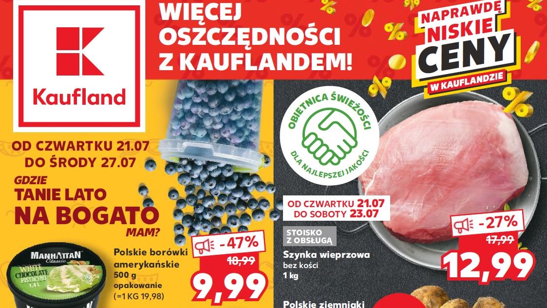 Kaufland gazetka od czwartku 21 lipca [21.07 22]