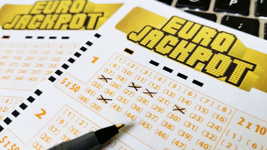 Close-Up of Eurojackpot lottery betting tickets. Krakow, Poland on August 31, 2021. (Photo by Beata Zawrzel/NurPhoto via Getty Images)
