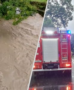 Piorun uderzył w dom. Wezbrały rzeki