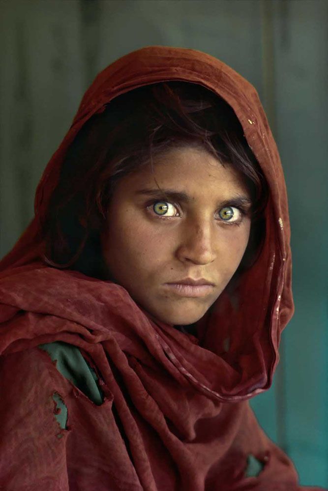 "Afgańska dziewczyna", fot. Steve McCurry