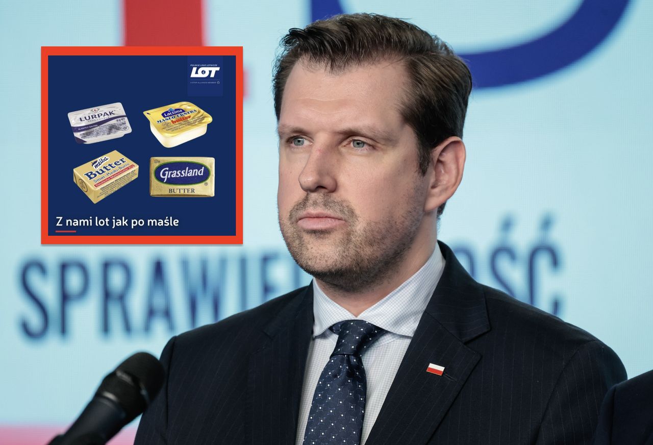 Spór o niemieckie masło. LOT odpowiada Bocheńskiemu