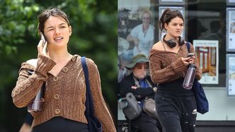 Naturalna Suri Cruise snuje się ulicami Nowego Jorku. Podobna do znanych rodziców?