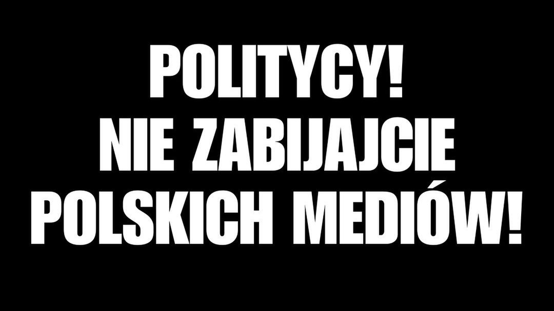 Ważny apel mediów do polityków 