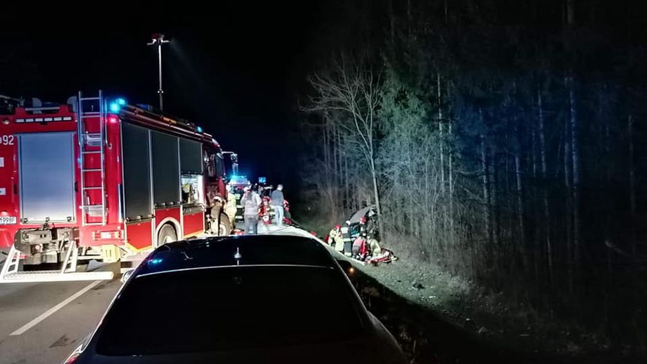 Groźny wypadek w Starym Sączu. Dużo rannych, kilku ciężko