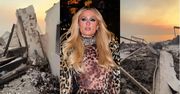 Paris Hilton przybyła na miejsce, gdzie stał jej dom. "Wszystko obróciło się w popiół. Widok jest DRUZGOCĄCY"