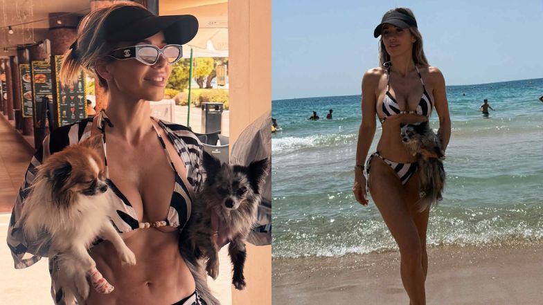 Doda pręży umięśnione ciało w skąpym bikini. Niezłą ma figurę?