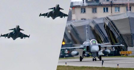 Gripeny już w Polsce. Pierwsza taka misja