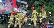 Wjechał pijany pod pociąg, zginęły dwie osoby. Koszmar w Barcicach