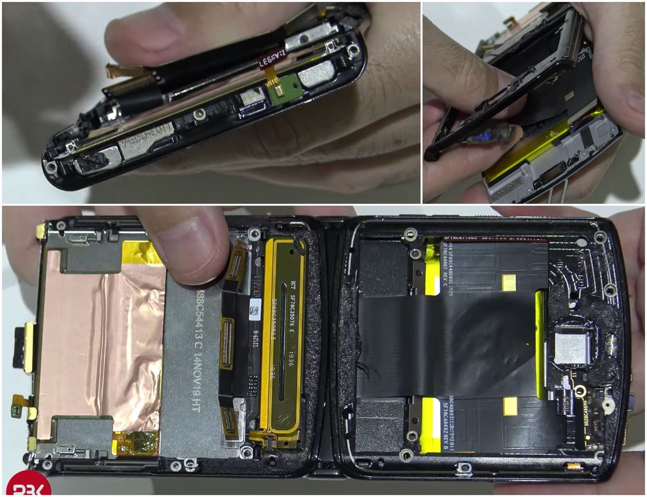 Motorola razr rozebrana. Chcesz ją naprawić? Powodzenia 6