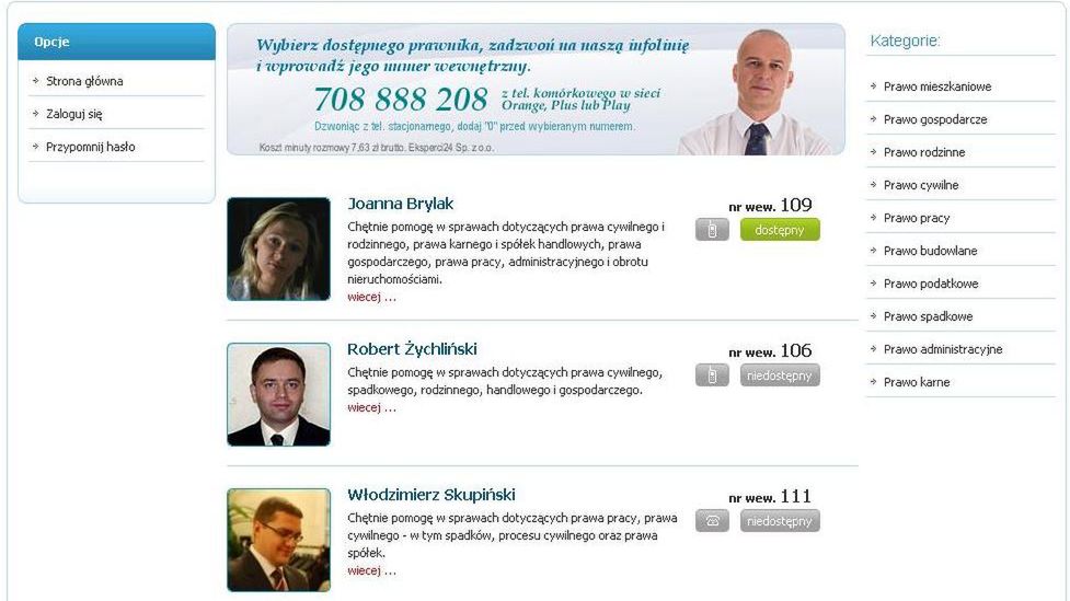 Porady prawne przez telefon 1