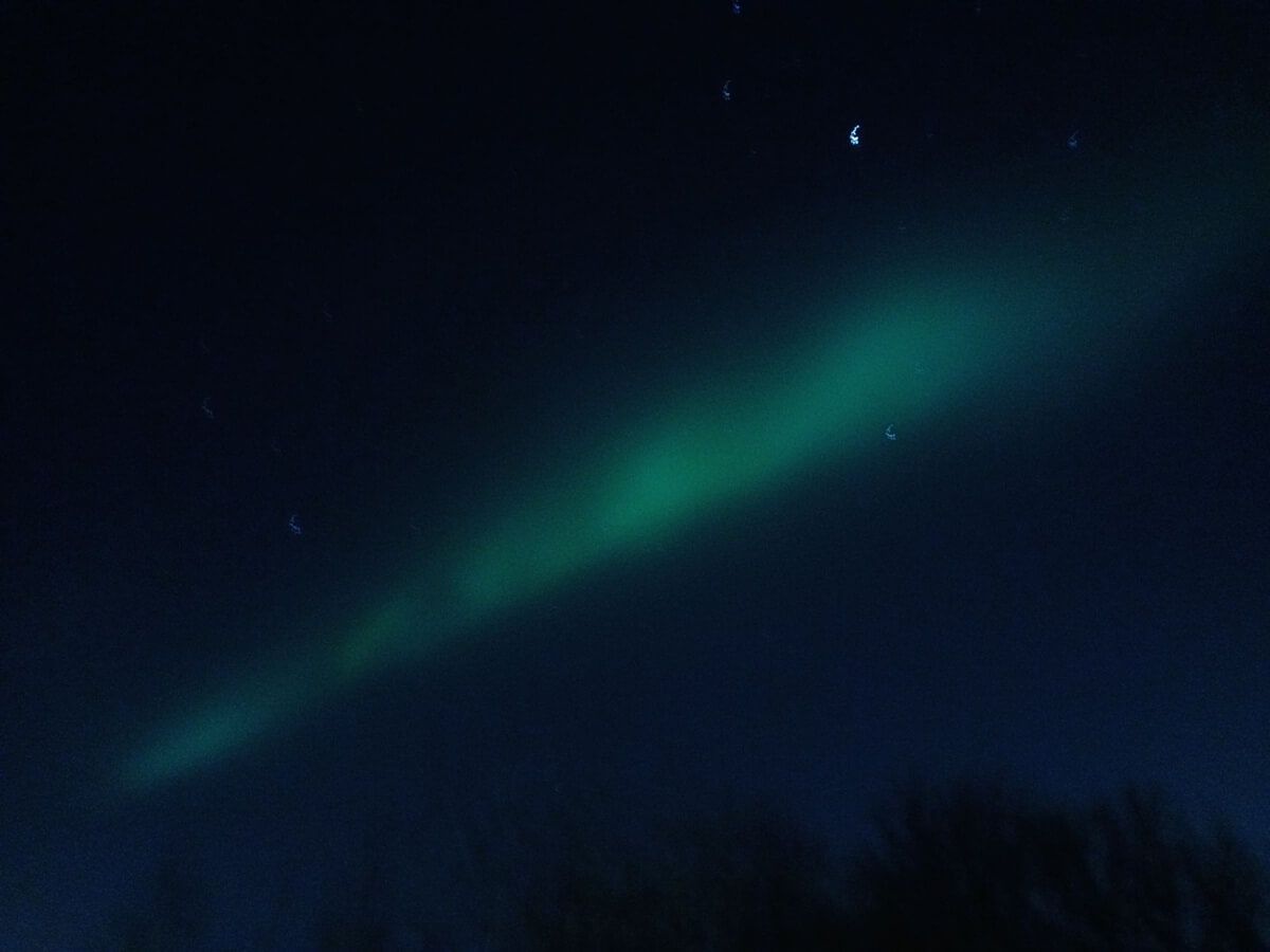 Zorza polarna nad województwem lubelskim, 19.01.2026