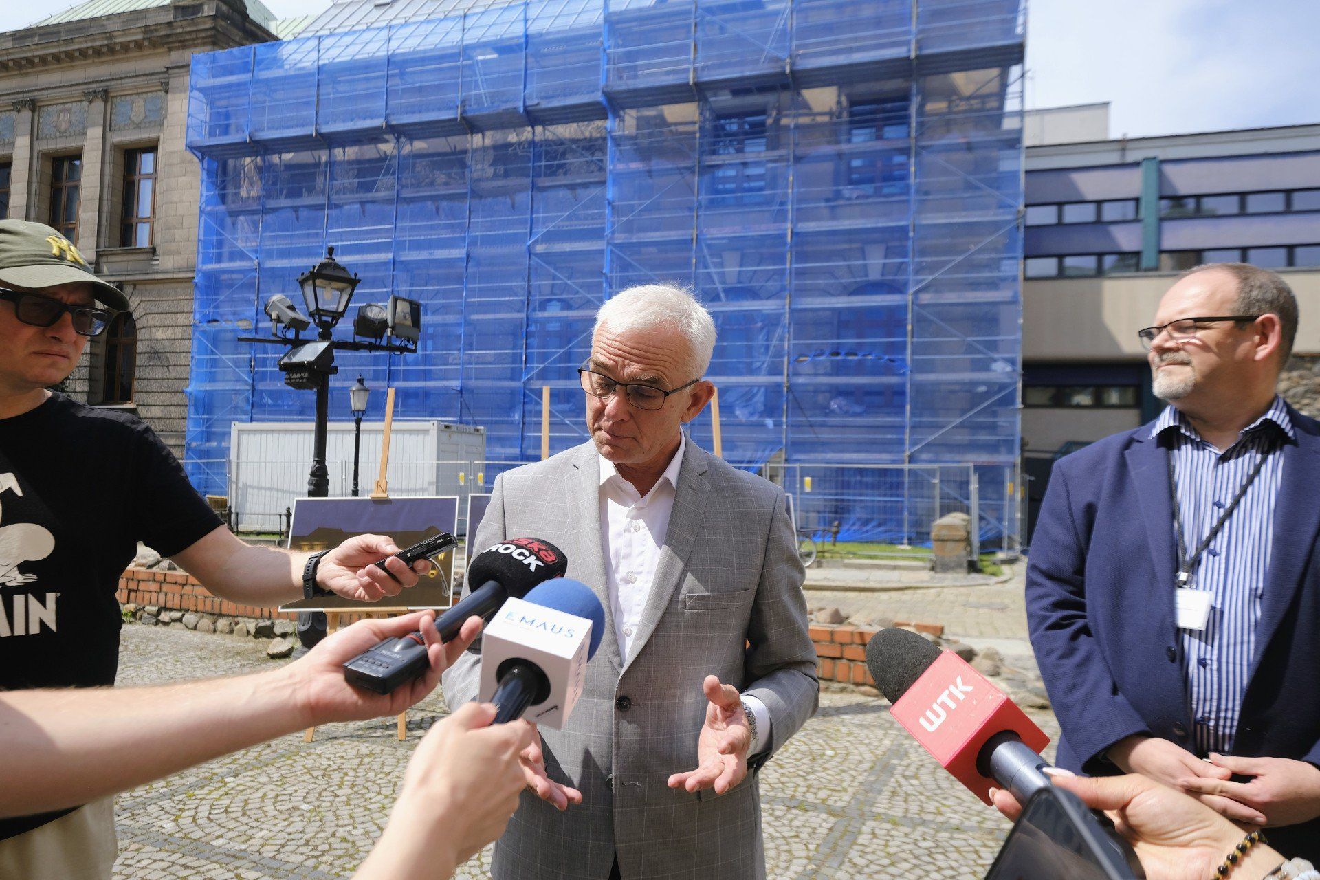 Remont elewacji Muzeum Narodowego w Poznaniu