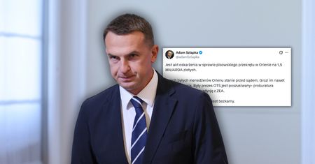 "PiS-owski przekręt w Orlenie". Szłapka opublikował wpis