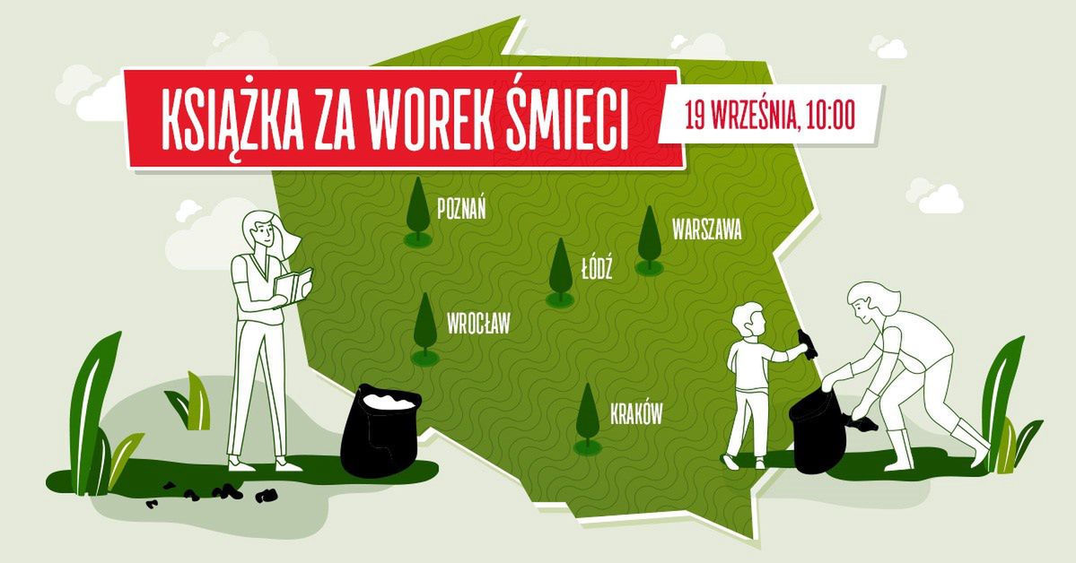 Wrocław. Książka za worek śmieci. Kolejna edycja akcji już 19 września