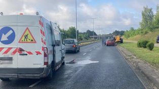 Wypadek na ul. Zagórowskiej w Koninie. Zablokowana Trasa Bursztynowa