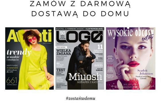 Agora umożliwia półroczną i kwartalną prenumeratę czasopism, dostawa kwietniowych numerów za darmo