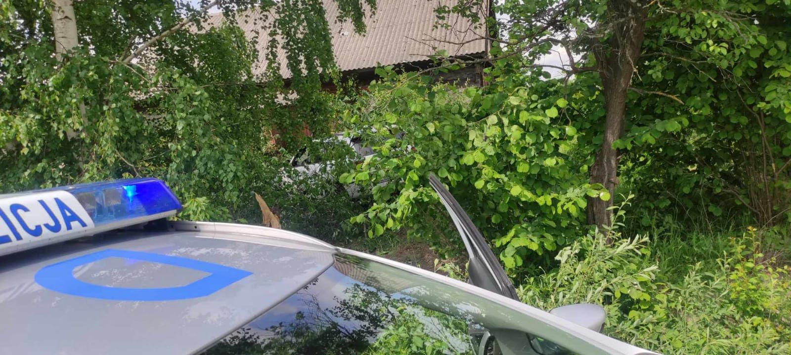 Wypadek w miejscowości Kopina