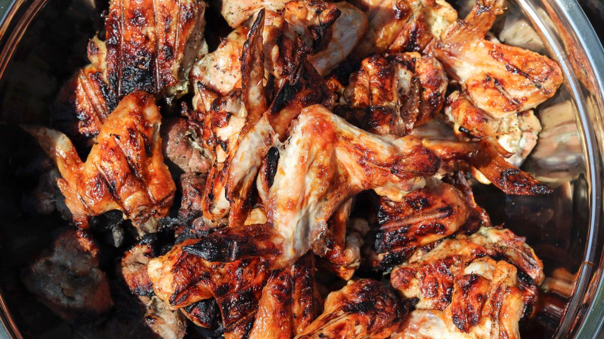 Skrzydełka z grilla 