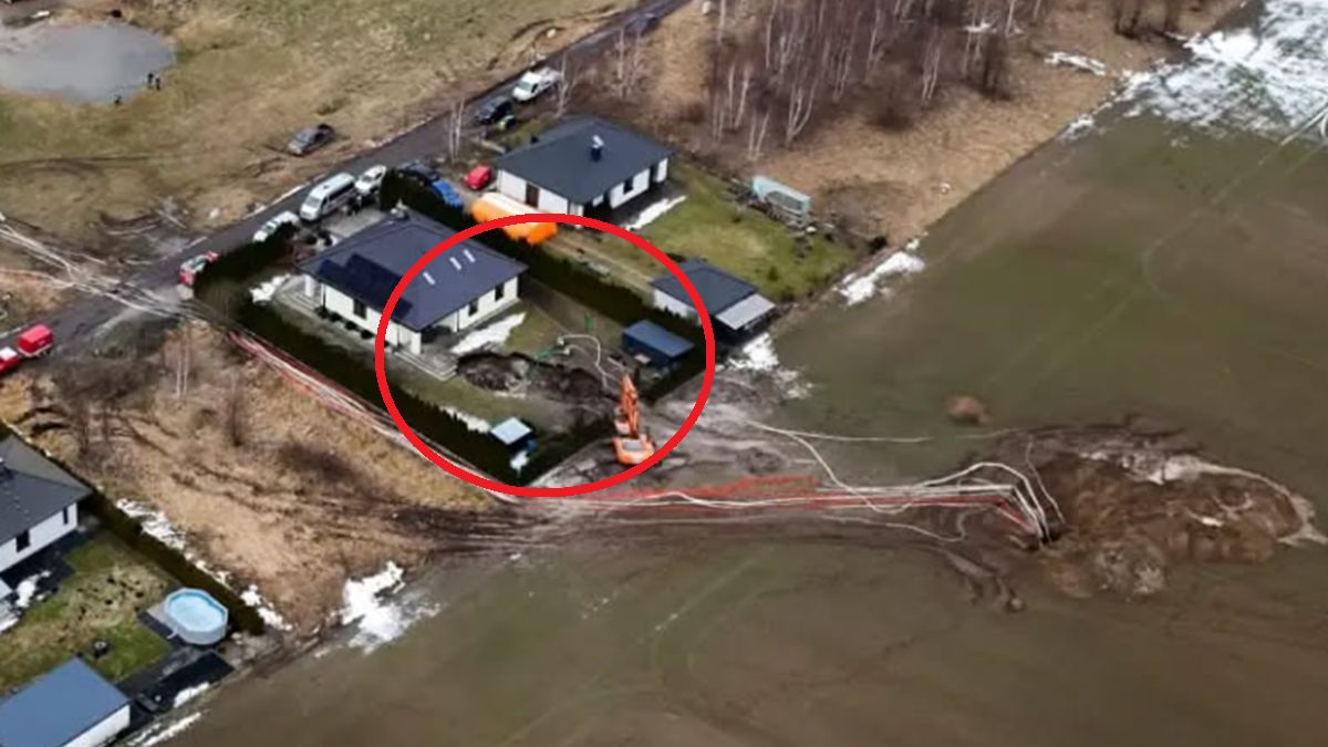 Zapadlisko w Tczewie.