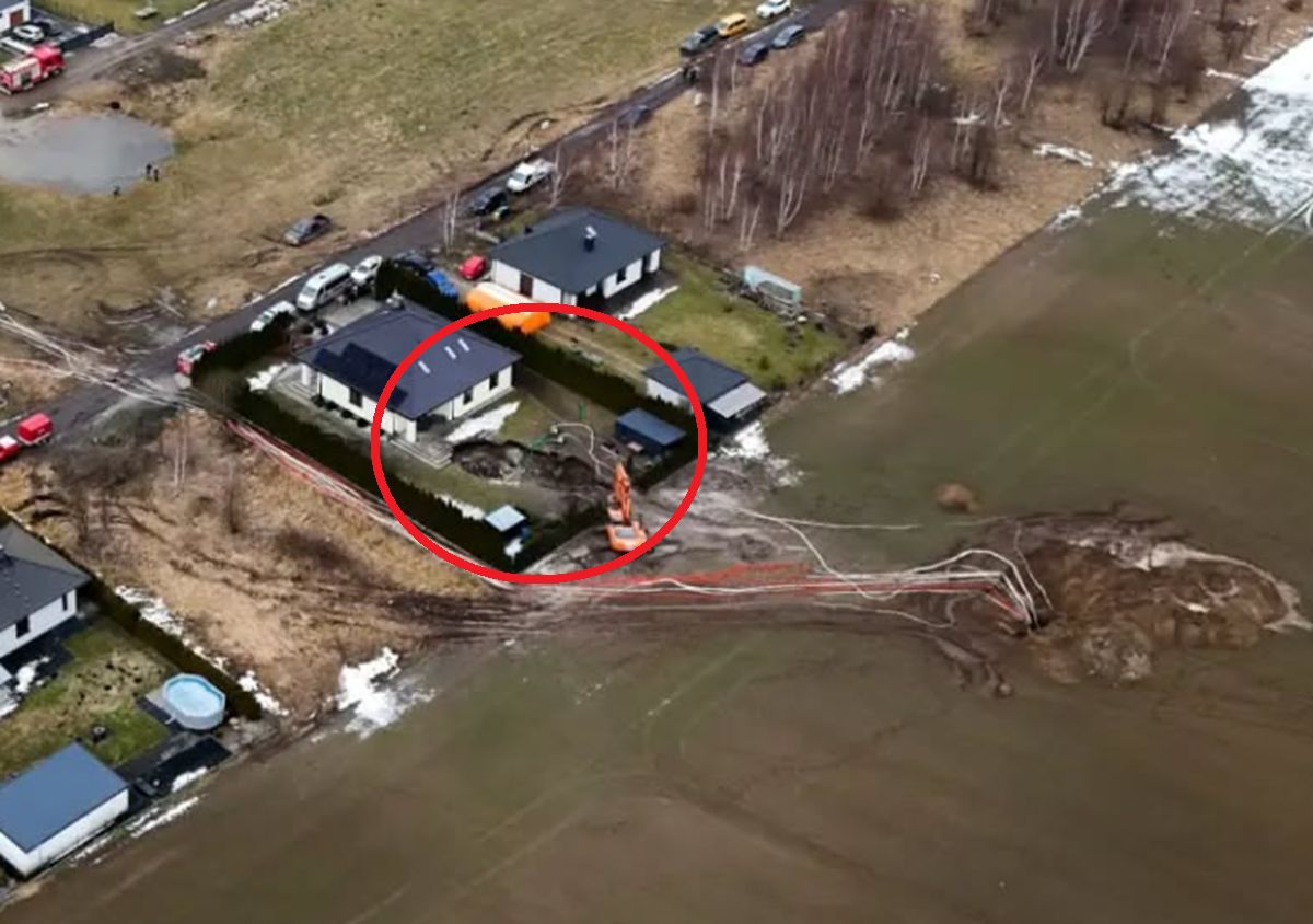 Zapadlisko w Stanisławiu pod Tczewem. Właściciel domu zabiera głos