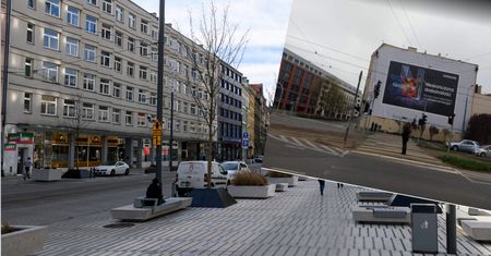 Poznań. Wielka reklama na kamienicy. Reaguje wiceprezydent i koreański koncern