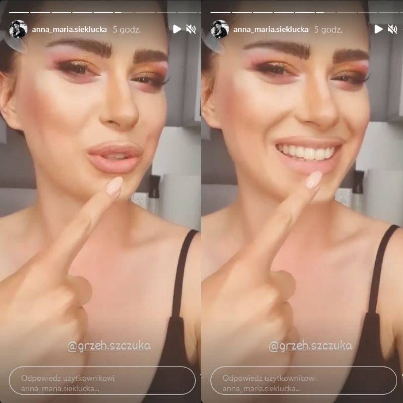 Anna-Maria Sieklucka relacjonuje metamorfozę w sieci
