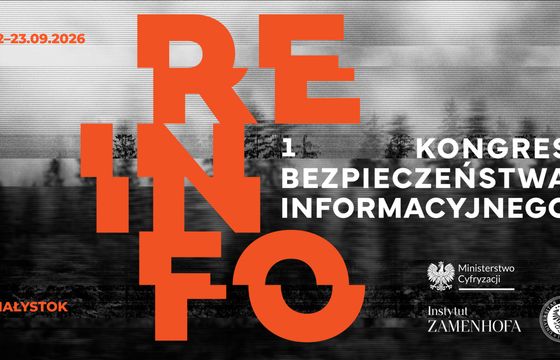 Kongres REINFO o dezinformacji odbędzie się w Białymstoku. Ponad 60 ekspertów, bezpłatne wejściówki
