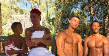 Ronaldo chwali się nowymi dziećmi i... czarnoskórym CHŁOPAKIEM? "Perfekcyjnie dopasowana biała i ciemna czekolada"