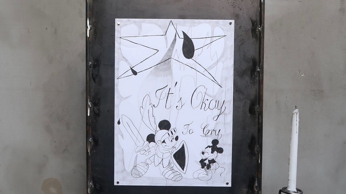 Kacper Tomaszewski, „It's Ok To Cry”, rysunek