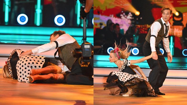 Sara Janicka i Maurycy Popiel upadli na parkiecie "TzG"