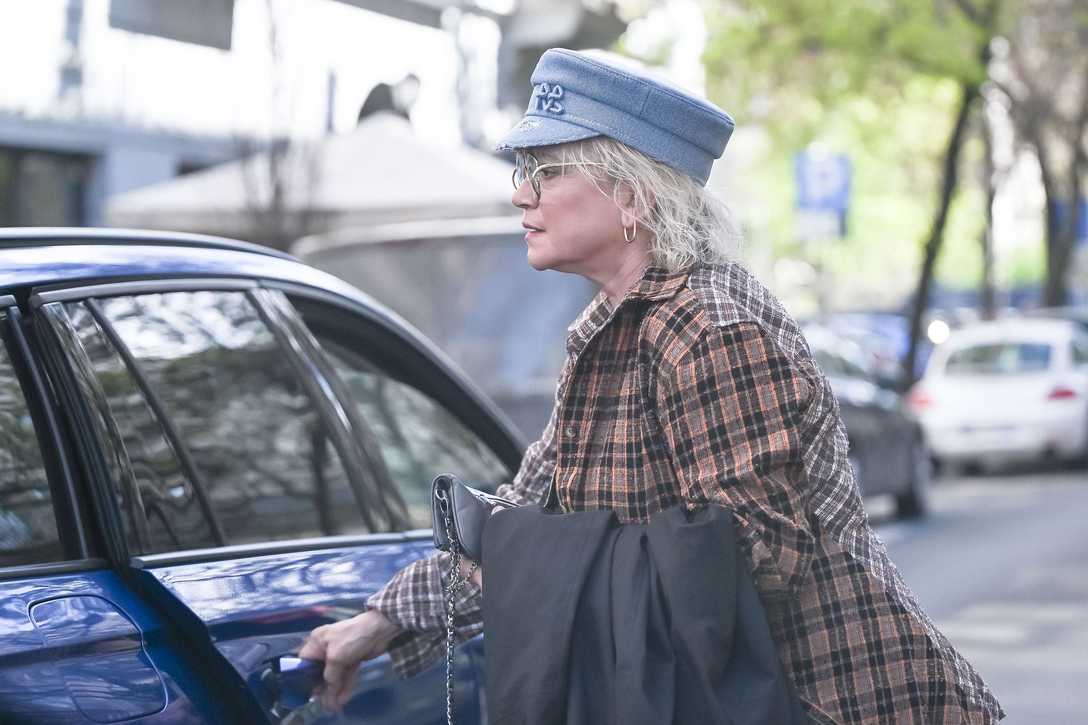 Katarzyna Figura na ulicach Warszawy