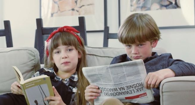 Dzieci w roli dorosłych reklamują Osiedle Cytrusowe i Nowy Horyzont od Euro Styl (wideo)