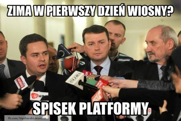 Wiosna nie nadeszła, internauci wyżywają się w memach. Zobaczcie najlepsze z nich 3