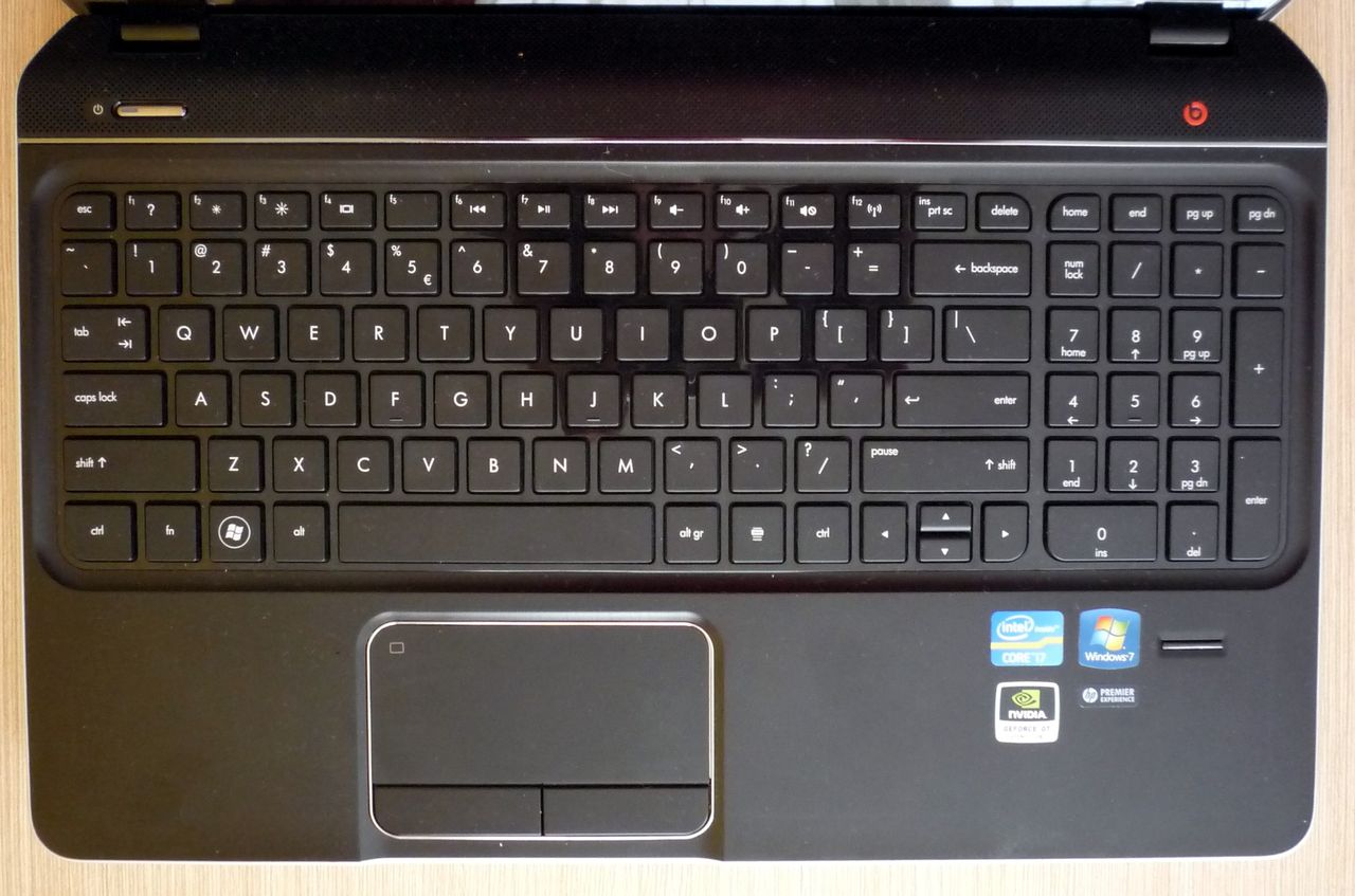 HP Pavilion dv6-7070ew - klawiatura i touchpad