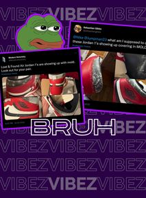 Setki złotych za spleśniałe buty Nike Air Jordan 1 "Lost and Found"