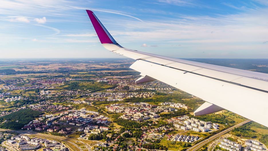 Samolot nad Warszawą 