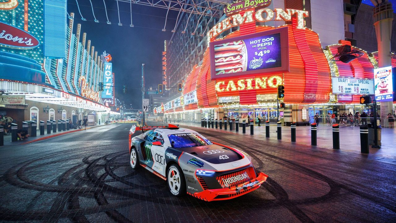 Dziś nic lepszego nie zobaczycie. Ken Block szaleje w Las Vegas