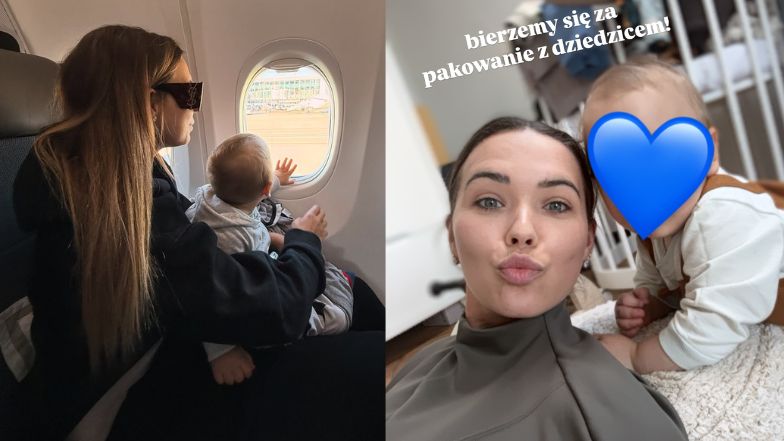 Sandra Kubicka zabrała synka do Dubaju