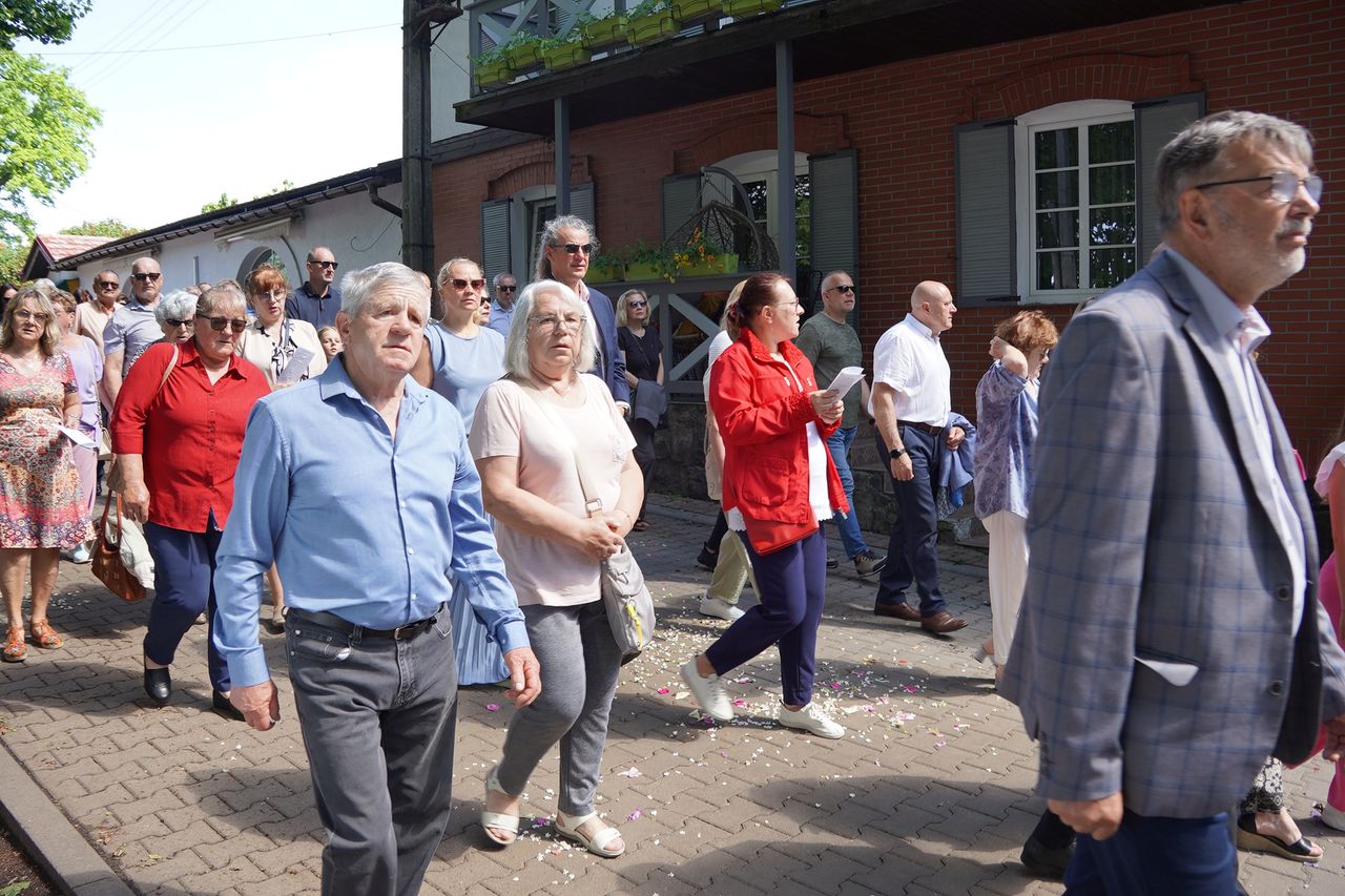 Boże Ciało, Procesja Parafia pw.  Św Rafała Kalinowskiego w Pile