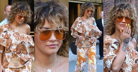 Rita Ora przebrana za hipiskę