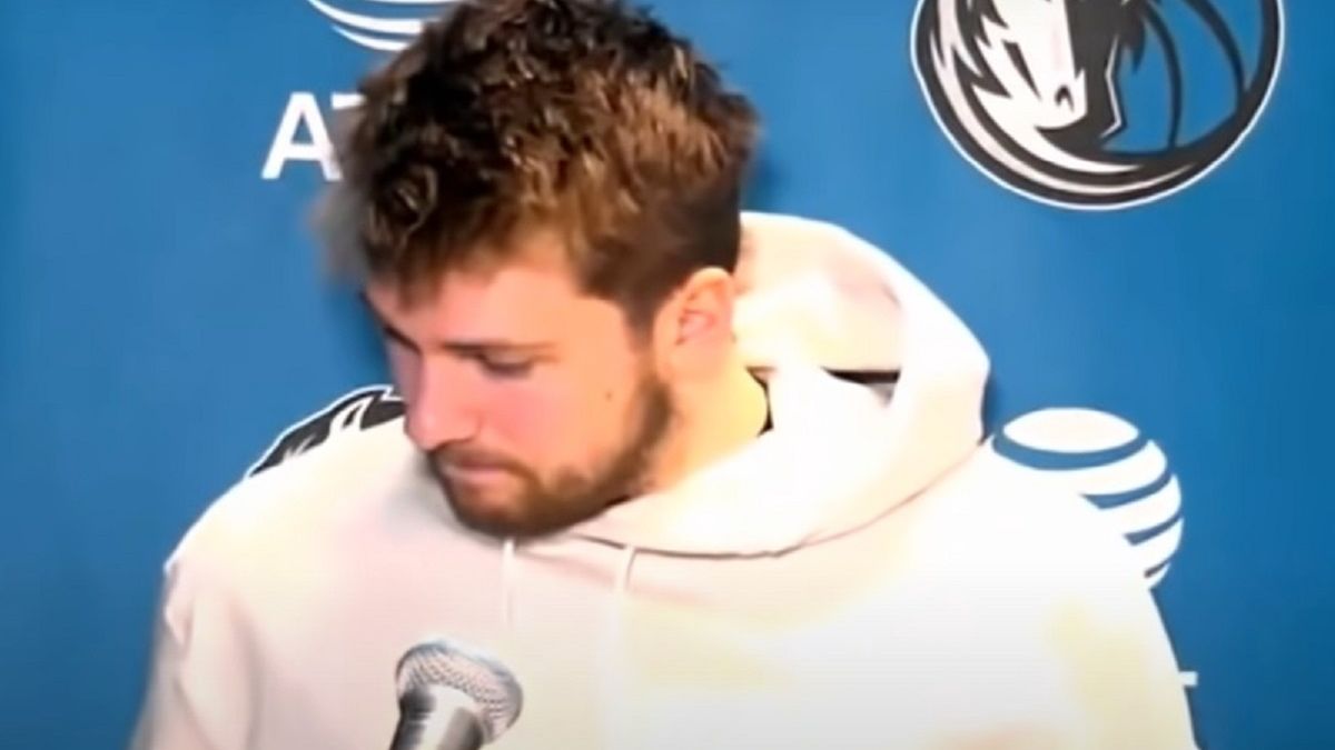 Wpadka Luki Doncicia na konferencji prasowej