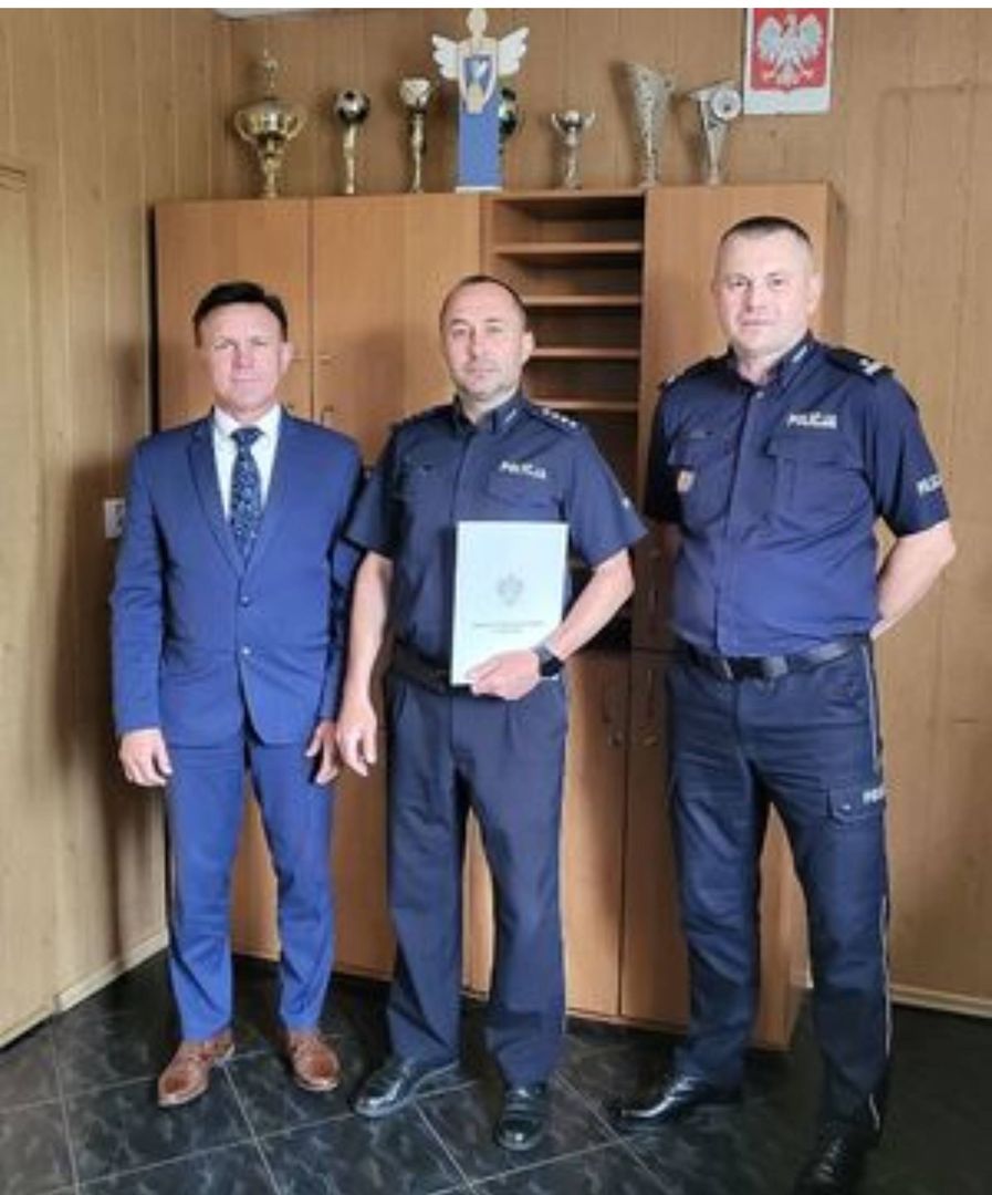 Uroczyste powołanie Komendanta Komisariatu Policji w Białej